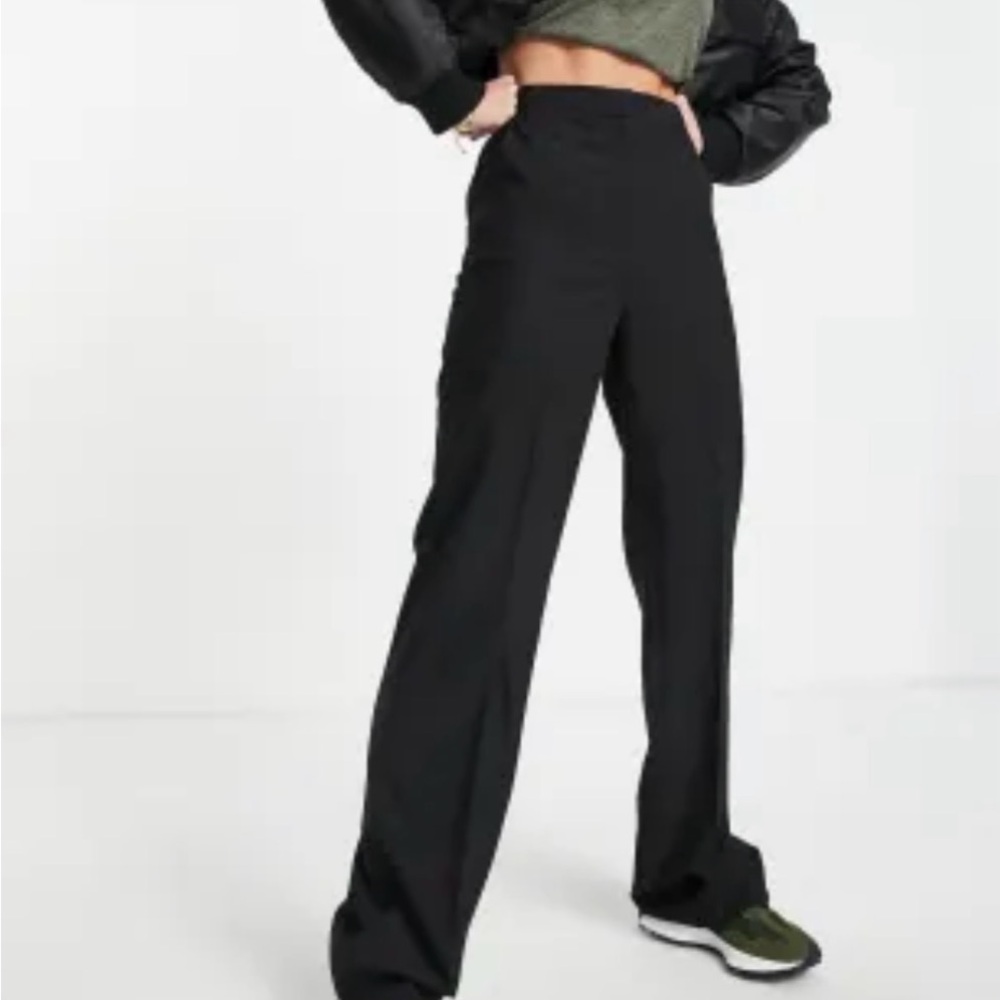 ASOS DESIGN Tall ultimate straight leg in black